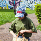 Supreme Fat Tip Jacquard Denim Camp Cap supreme supreme - originalfook singapore