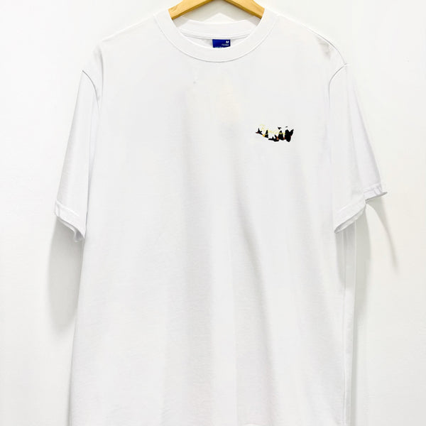 Rickyisclown [RIC] Golden Hour Smiley Tee White [R17221115B-U7] RICKYISCLOWN RICKYISCLOWN - originalfook singapore
