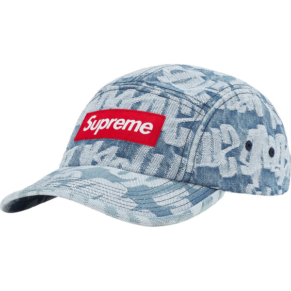 Supreme Fat Tip Jacquard Denim Camp Cap supreme supreme - originalfook singapore