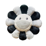 Takashi Murakami Kaikai Kiki Flower Large Plush Cushion Black Grey (60cm) TAKASHI MURAKAMI TAKASHI MURAKAMI - originalfook singapore