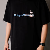 Rickyisclown [RIC] Flamingo Smiley Tee Black [R11220828h-L7] RICKYISCLOWN RICKYISCLOWN - originalfook singapore