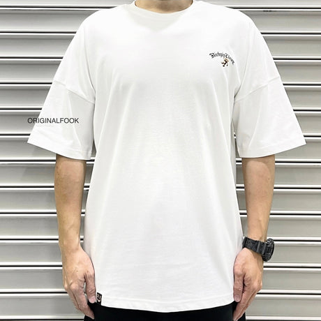 Rickyisclown [RIC] Gothic Teddy Bear Drop Shoulder Tee White [R17230212I-N8] RICKYISCLOWN RICKYISCLOWN - originalfook singapore