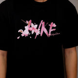 Rickyisclown [RIC] Sakura Pink Cat Smiley Tee Black [R19220211a-P5] RICKYISCLOWN RICKYISCLOWN - originalfook singapore
