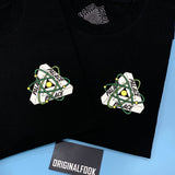 PALACE Tri-Atom Tee Black palace palace - originalfook singapore
