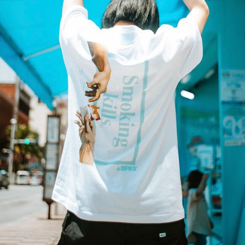 FR2 JAPAN Can I Bum A Smoke Tee White Tiffany (Japan Exclusive)