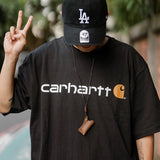 Carhartt USA K195 Signature Logo Tee Black carhartt carhartt - originalfook singapore