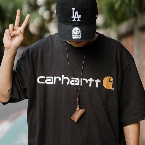 Carhartt K195 Signature Logo Tee Black