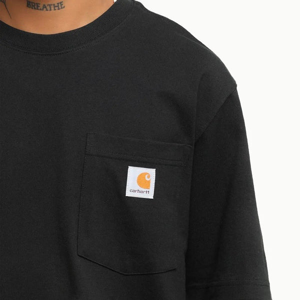 Carhartt USA K87 Workwear Pocket Tee Black carhartt - Originalfook Singapore