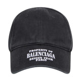 Balenciaga Property Cap Black Balenciaga Balenciaga - originalfook singapore