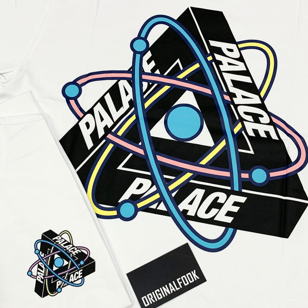 PALACE Tri-Atom Tee White palace palace - originalfook singapore