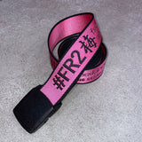 FR2 JAPAN Logo Icon Embroidery Long Belt Pink (Japan Exclusive) #FR2 #FR2 - originalfook singapore