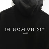 IH NOM UH NIT Paris Mask Authentic Hoodie Black NCS23299 IH NOM UH NIT IH NOM UH NIT - originalfook singapore