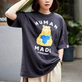 Human Made Bear Heart Tee Black HUMAN MADE HUMAN MADE - originalfook singapore