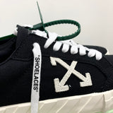 Off-White Low Vulcanized Canvas Sneakers Black OFF-WHITE OFF-WHITE - originalfook singapore