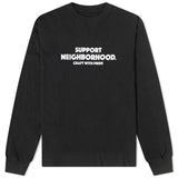Neighborhood NH-4 Long Sleeve Tee Black Neighborhood Neighborhood - originalfook singapore