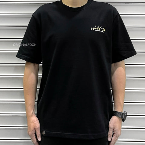 Rickyisclown [RIC] Map Smiley Tee Black Gold Foil [R7230213B-R8]