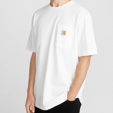 Carhartt K87 Oversized Pocket Tee White