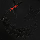 Rickyisclown [RIC] Black Mamba Embossed Smiley Tee Black [R4220222B-N5] RICKYISCLOWN RICKYISCLOWN - originalfook singapore
