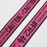 FR2 JAPAN Logo Icon Embroidery Long Belt Pink (Japan Exclusive) #FR2 #FR2 - originalfook singapore