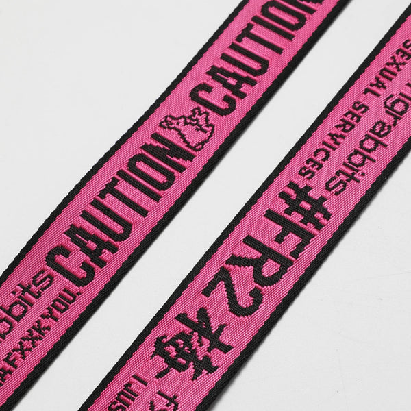FR2 JAPAN Logo Icon Embroidery Long Belt Pink (Japan Exclusive) #FR2 #FR2 - originalfook singapore