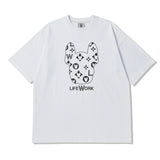 LifeWork Korea LW Monogram Tee White lifework lifework - originalfook singapore