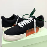 Off-White Low Vulcanized Canvas Sneakers Black OFF-WHITE OFF-WHITE - originalfook singapore
