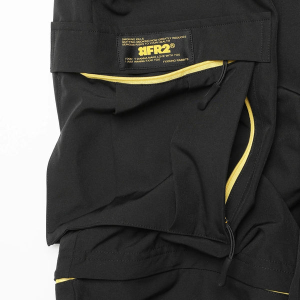 FR2 JAPAN 2-Way Stretch Cargo Pants Black #FR2 #FR2 - originalfook singapore