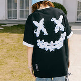 Rickyisclown [RIC] Cloud Cherub Smiley Tee Black [R11210119hXZ-AAAA] RICKYISCLOWN RICKYISCLOWN - originalfook singapore