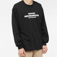 Neighborhood NH-4 Long Sleeve Tee Black Neighborhood Neighborhood - originalfook singapore