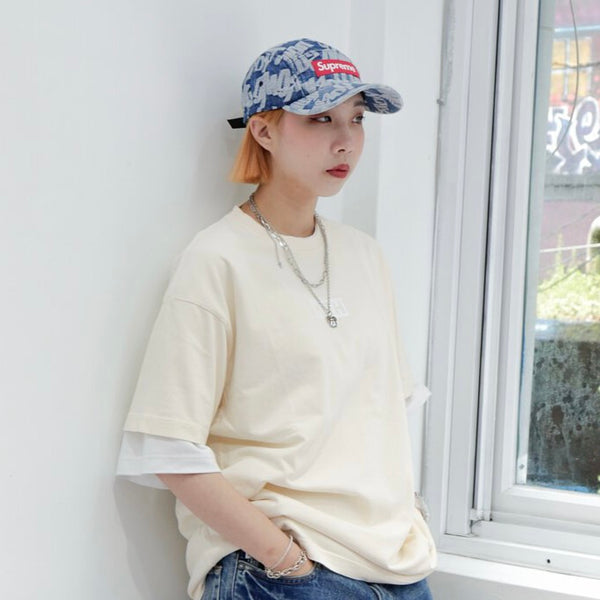 Supreme Fat Tip Jacquard Denim Camp Cap | ORIGINALFOOK
