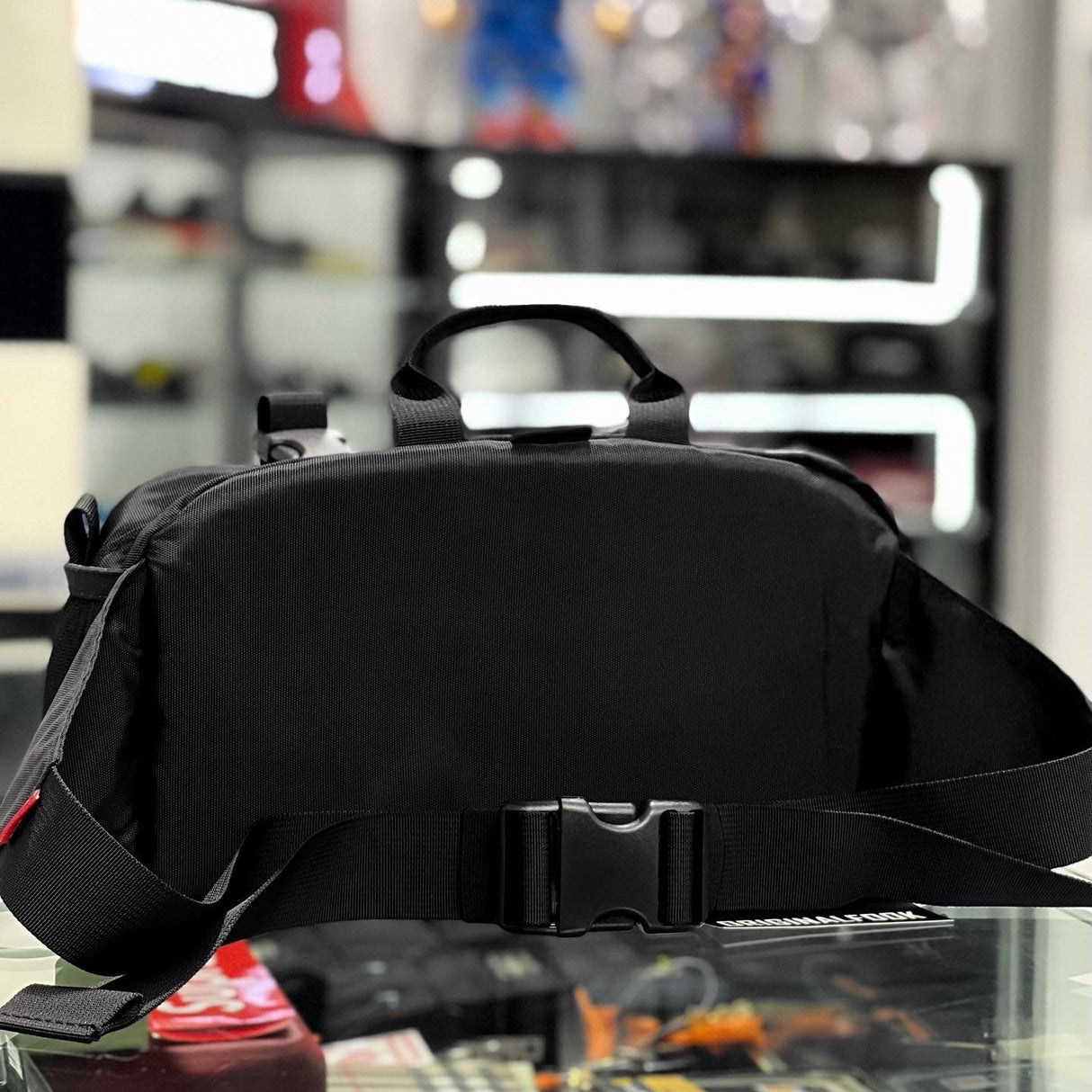 Supreme Waist Bag Black supreme supreme - originalfook singapore