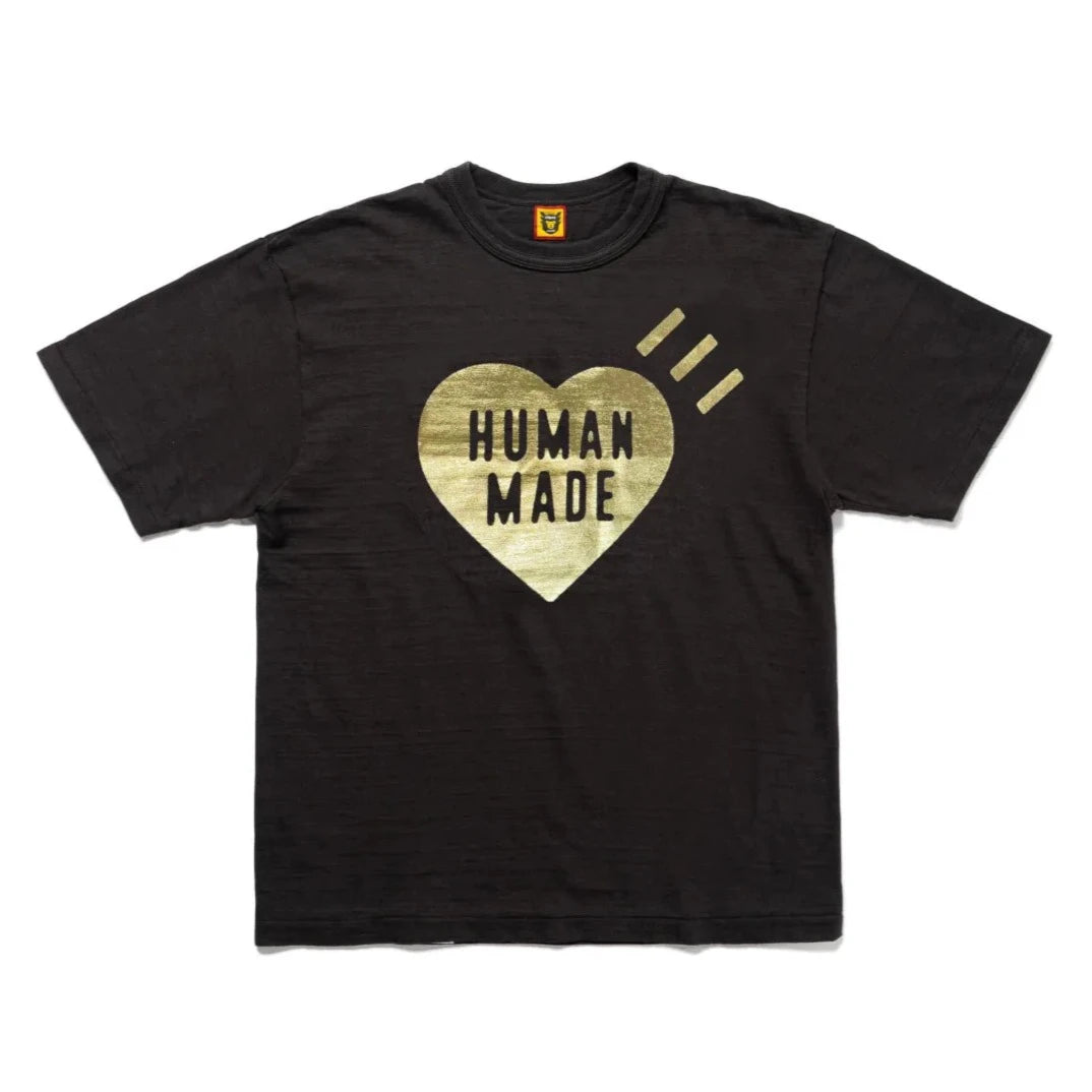 Buy Human Made Metallic Foil Heart Tee Black online in Singapore