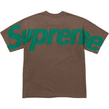 Supreme Intarsia Logo Brown Tee