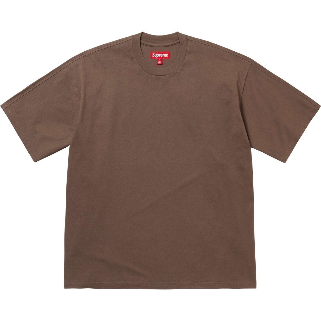 Supreme Intarsia Logo Brown Tee