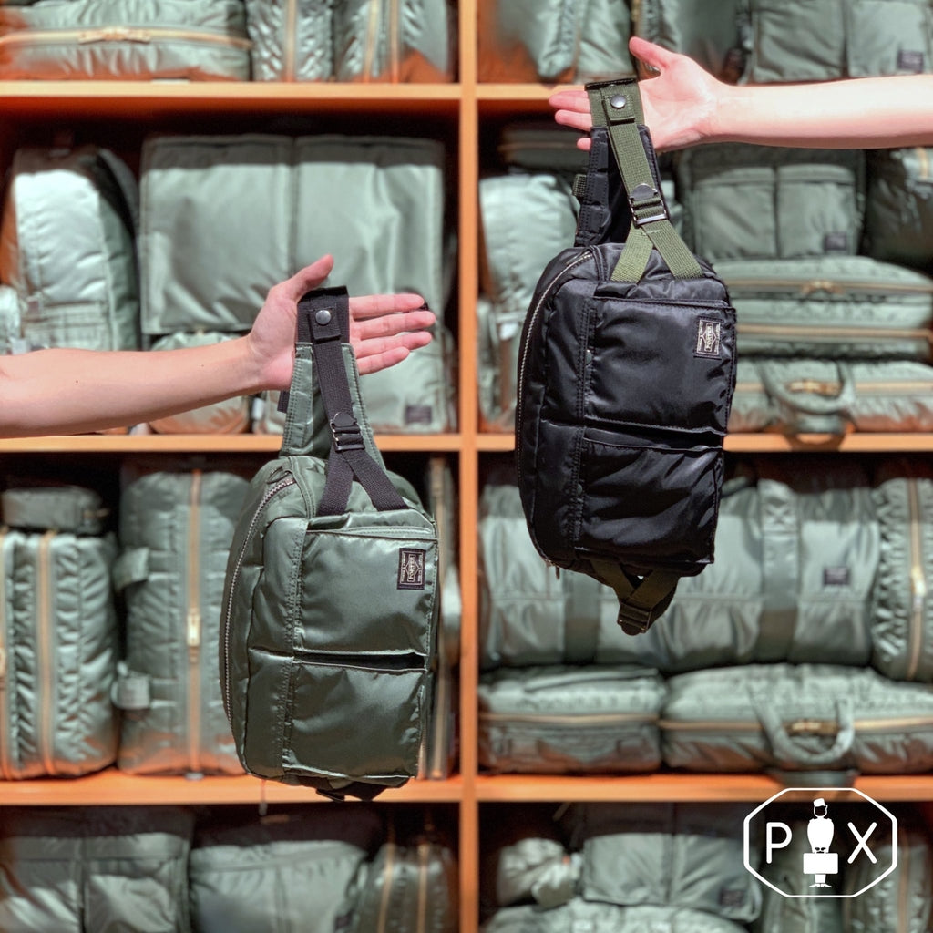 Porter Yoshida Japan PX Tanker Waist Bag Sage Green [376-08333] PORTER JAPAN PORTER JAPAN - originalfook singapore