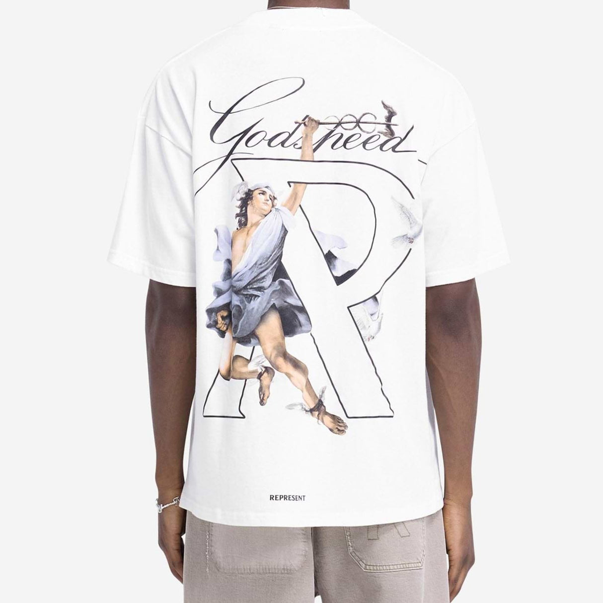 Represent Hermes Tee Flat White REPRESENT REPRESENT - originalfook singapore