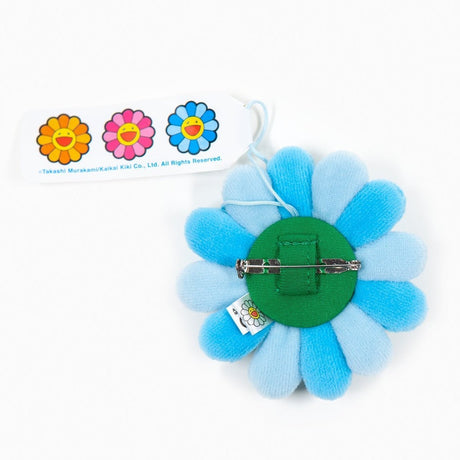Takashi Murakami Kaikai Kiki Flower Plush Badge/Keychain/Pin Blue TAKASHI MURAKAMI TAKASHI MURAKAMI - originalfook singapore