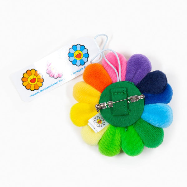Takashi Murakami Kaikai Kiki Flower Plush/Badge/Keychain/Pin Rainbow White TAKASHI MURAKAMI TAKASHI MURAKAMI - originalfook singapore