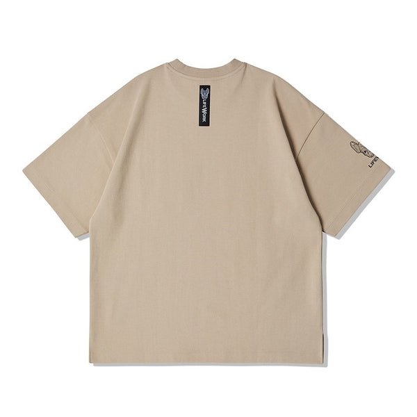 LifeWork Basic Pocket Tee Beige lifework lifework - originalfook singapore