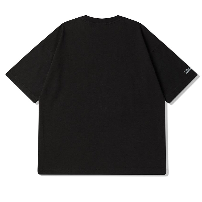 LifeWork Embroidered Golf Mascot Tee Black lifework lifework - originalfook singapore