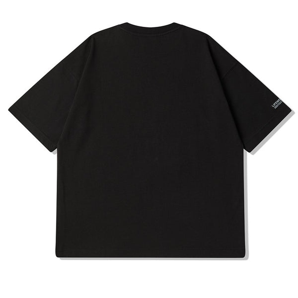LifeWork Embroidered Golf Mascot Tee Black lifework lifework - originalfook singapore