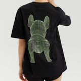 LifeWork Outline Mascot Tee Black Green lifework lifework - originalfook singapore