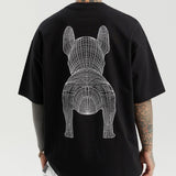 LifeWork Outline Mascot Tee Black White lifework lifework - originalfook singapore