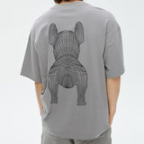 LifeWork Outline Mascot Tee Grey lifework lifework - originalfook singapore