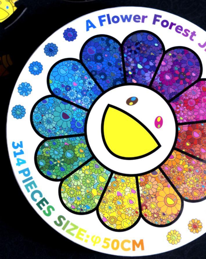 Takashi Murakami Flower Forest 50cm Jigsaw Puzzle