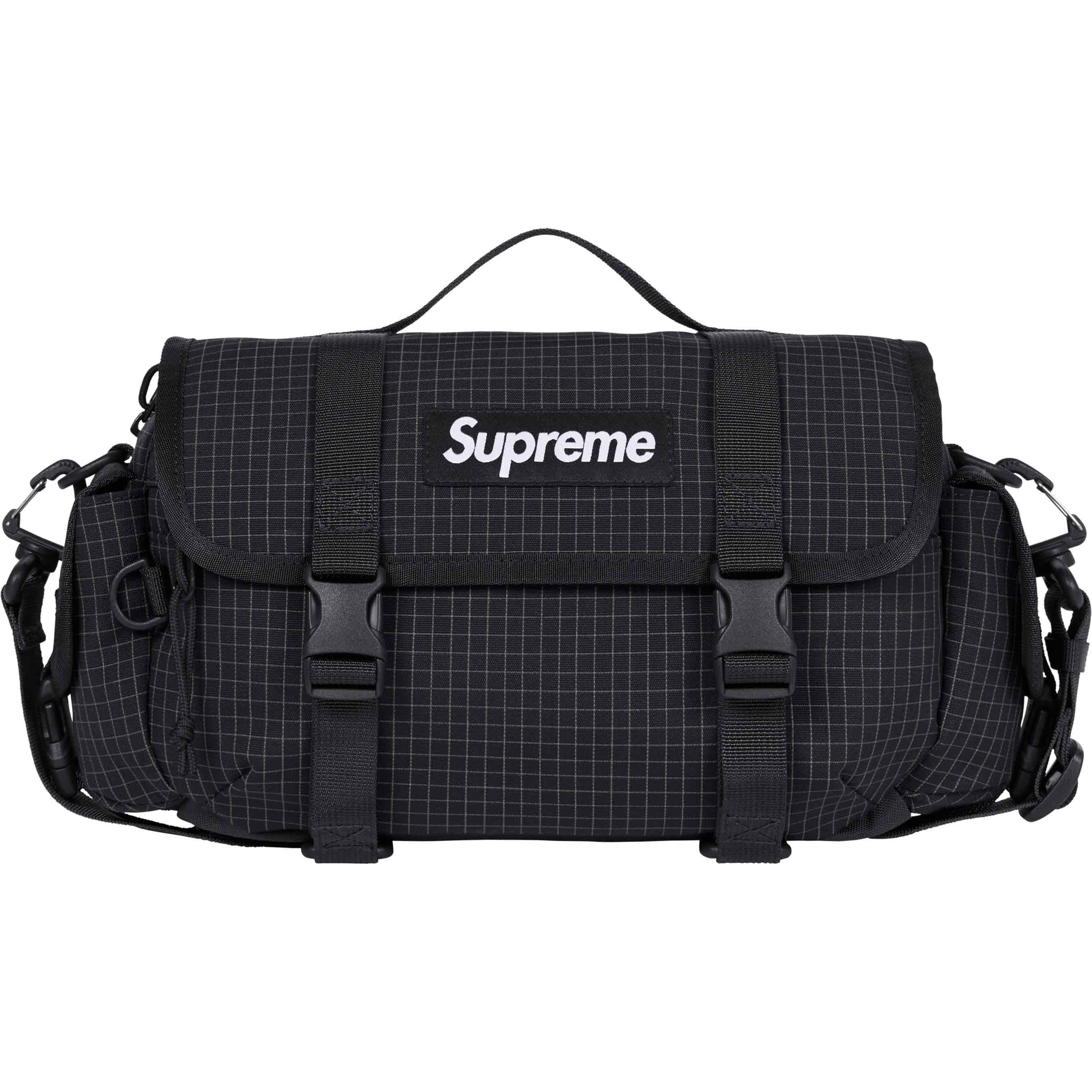 Supreme Reflective Mini Duffle Bag Black - | ORIGINALFOOK