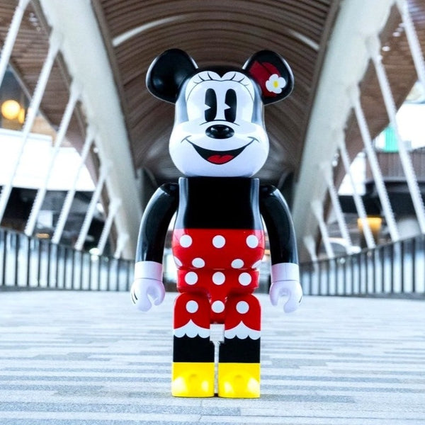 MEDICOM BEARBRICK Disney Minnie Mouse Version 1000% MEDICOM MEDICOM - originalfook singapore