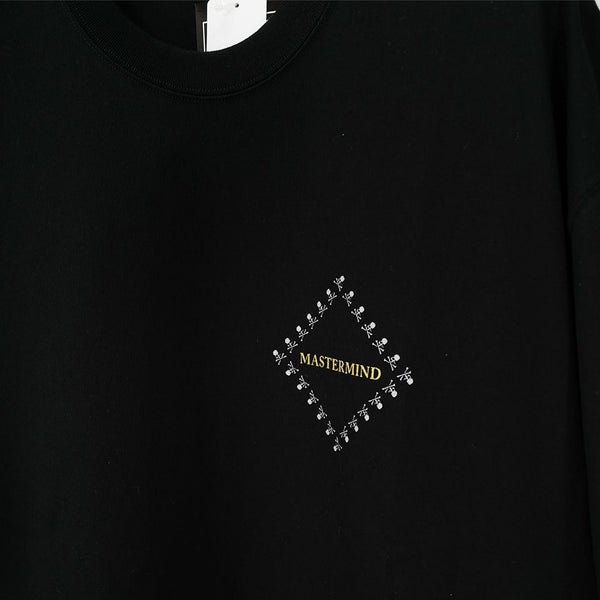 Mastermind Square Logo Boxy Tee Black Mastermind Japan Mastermind Japan - originalfook singapore