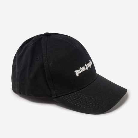 Palm Angels Rubberized Logo Baseball Cap Black PALM ANGELS PALM ANGELS - originalfook singapore