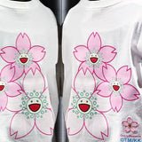 Takashi Murakami Embroidered Patch Sakura Flower Tee White TAKASHI MURAKAMI TAKASHI MURAKAMI - originalfook singapore